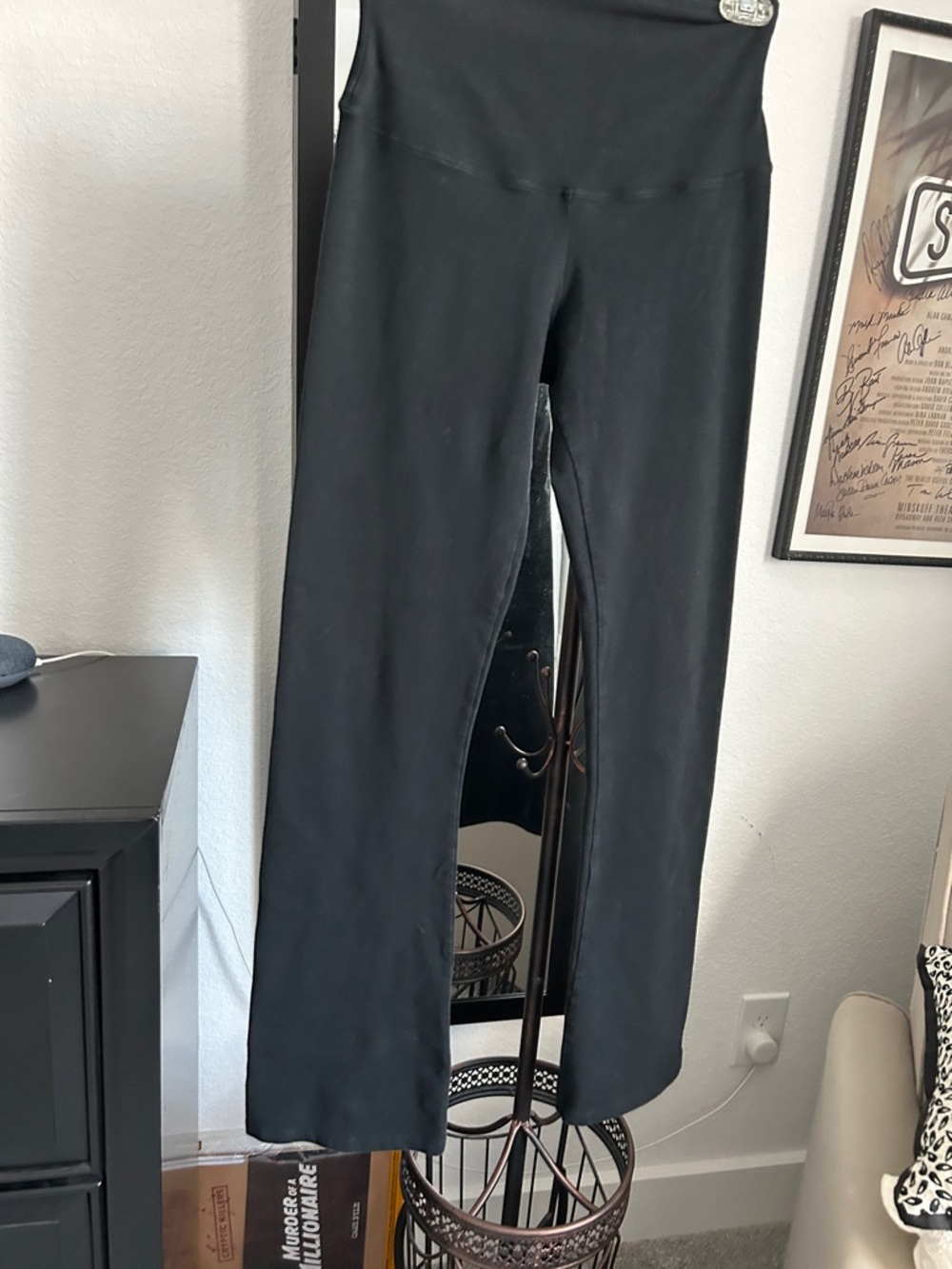 Yummie SP Black High-Waist Wide-Leg Pants